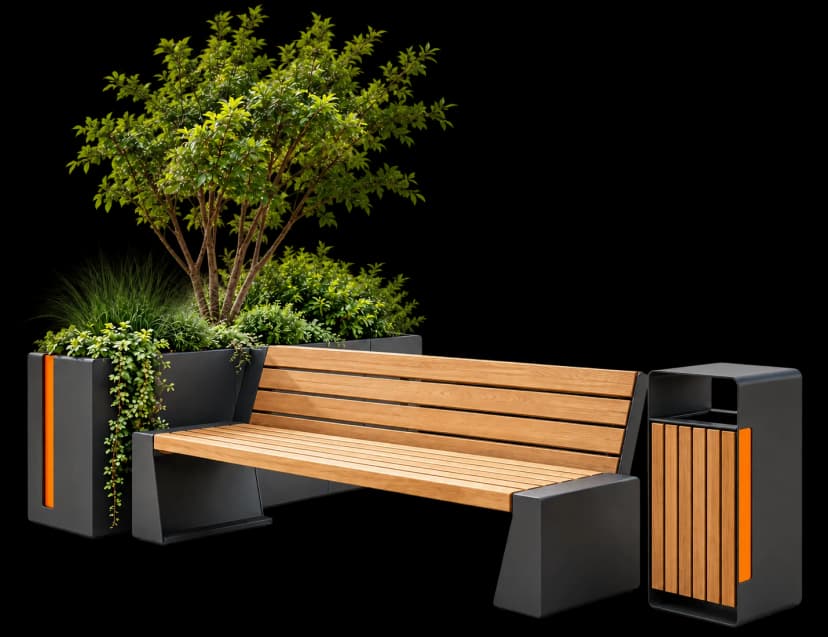 Forme arhitecturale mici și mobilier urban