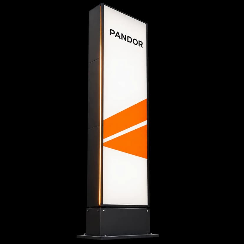Stele și piloni publicitari